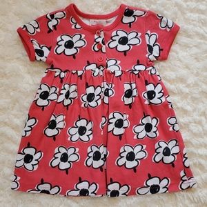 Hanna Andersson Dress Floral Flowers Size 3 90 cm